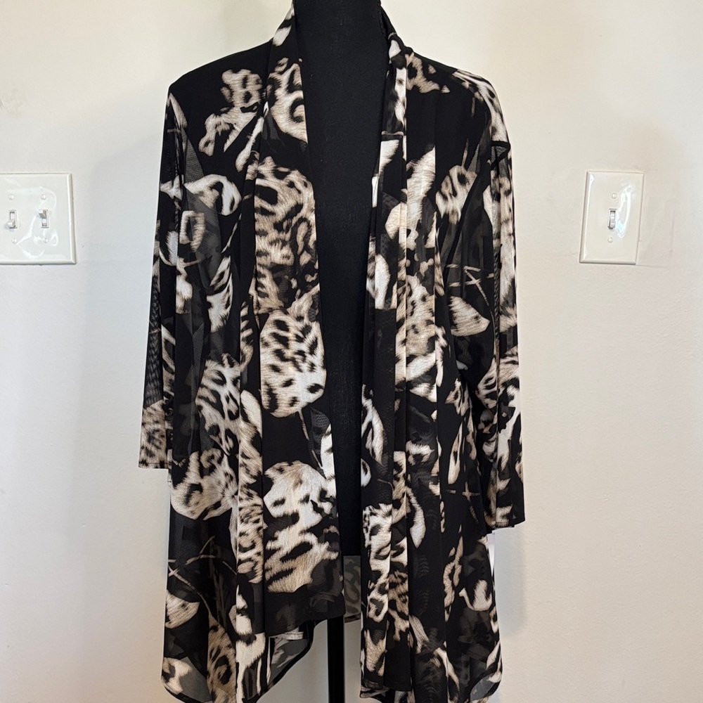 Leopard Print Women's Cardigan